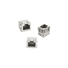 1 pcs : 634008149721 - Modular Connectors / Ethernet Connectors WR-MJ Mod Jk SMT 8P8C TabUp Shielded