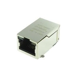1 pcs : J3026G01DNLT - Modular Connectors / Ethernet Connectors 1x1 tab up 5-core SMT