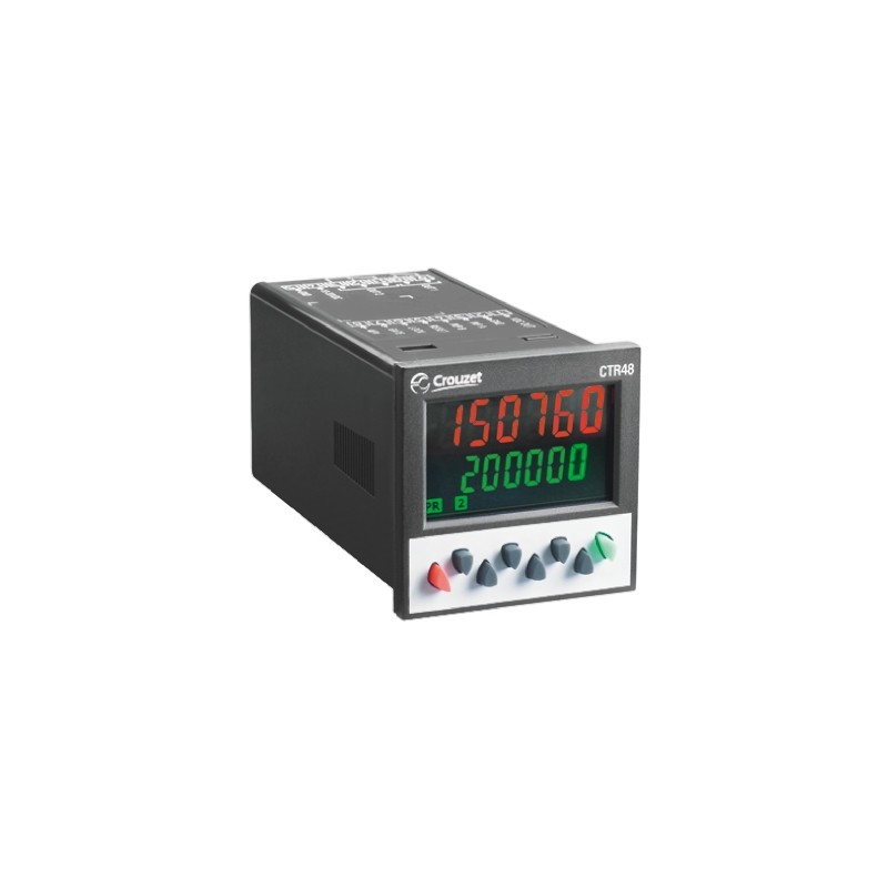 1 pcs - Crouzet CTR48 Counter, 6 Digit, 40kHz, 30 V dc