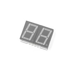 1 pcs : HDSM-541W - LED Displays & Accessories White InGaN CA DD 7 Segment
