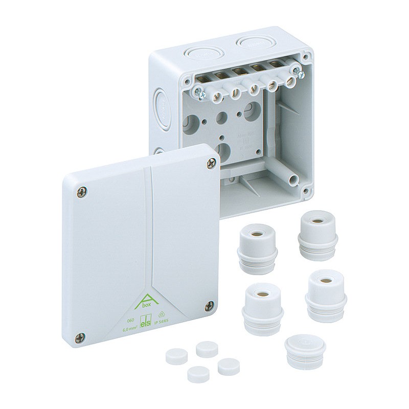 1 pcs - Gunther Spelsberg Polystyrene Junction Box, IP65, 110 x 110 x 67mm