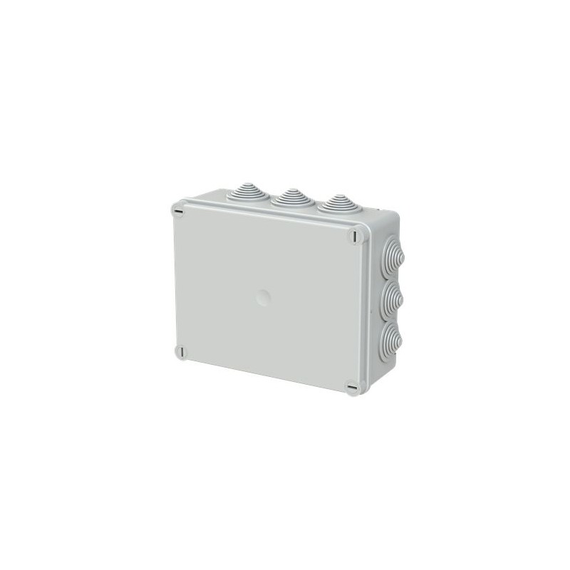 1 pcs - ABB Grey Thermoplastic Junction Box, IP55, 220 x 170 x 80mm