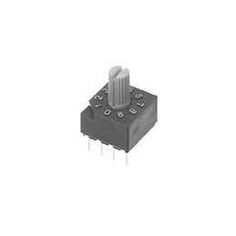 1 pcs : S-2130A - Coded Rotary Switches dip rotary code decimal,knob, comp code, top adj.