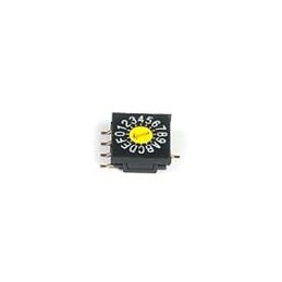 1 pcs : FR02FC16P-S - Coded Rotary Switches SMT 10MM HEXADEC 16P COMPLEMENT CODED