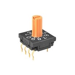 1 pcs : FR01KR10P-W - Coded Rotary Switches DIP ROTARY