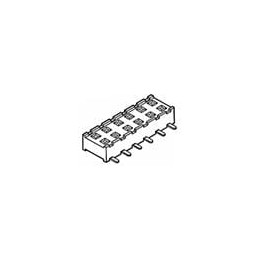 1 pcs : 55508-110LF - Headers & Wire Housings Recpt,SMT,Dbl Rw,10P Vrt,Top Ent,Low Prof