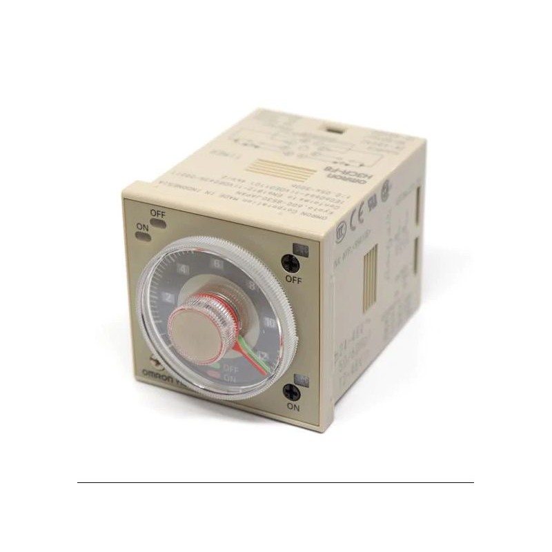 1 pcs - Omron H3CR Series DIN Rail Mount Timer Relay, 240V ac, 0.05 s- 30h, 1-Function