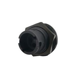 1 pcs : APC07-8-4P - Circular MIL Spec Connector CONNECTOR, PLASTIC, FRONT MOUNT, JAM NUT RECEPTACLE, LESS CONTACTS, 8-4, 4 POLE