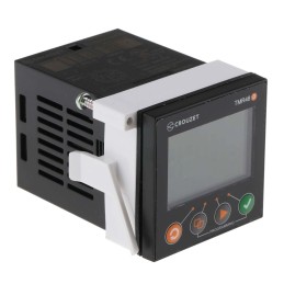 1 pcs - Crouzet Syr-Line Series Panel Mount Timer Relay, 24 - 240V ac/dc, 2-Contact, 0.001 - 9.999 s, 0.01