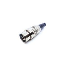 1 pcs : 610-0800 - Circular DIN Connectors PLUG NICKEL 8 PIN