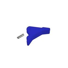 1 pcs : CP-26 BE - Circuit Board Hardware - PCB PCB Card Ejector, 0.062 in. PCB Width, 1.13 in. Upturned Lever, Nylon, Blue