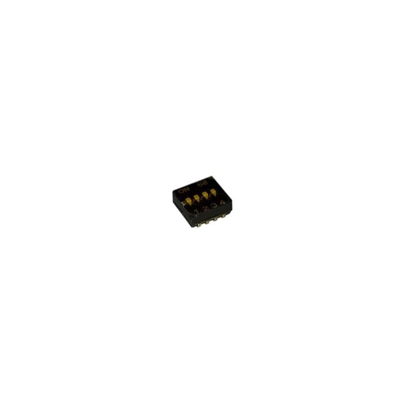1 pcs : 218-4LPSTJR - DIP Switches/SIP Switches 4 pos. low profile Btm Seal Tape J Bend