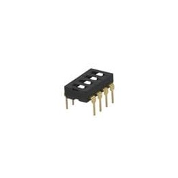 1 pcs : 2461924-1 - DIP Switches/SIP Switches DIP, THT, 4 pos, flush
