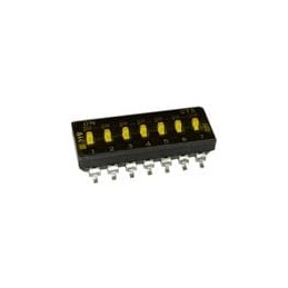 1 pcs : 219-8LPST - DIP Switches/SIP Switches SPST 8 switch sections