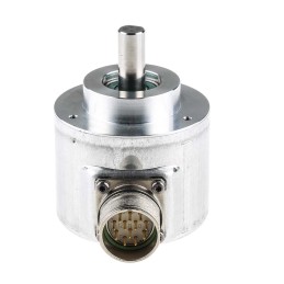 1 pcs - Baumer GI355 Series Optical Incremental Encoder, 5000 ppr, HTL/Push Pull Signal, Solid Type, 10mm Shaft