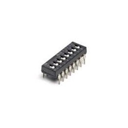 1 pcs : ADF06STTR04 - DIP Switches/SIP Switches SWITCH DIP FLUSH 6POS SMD