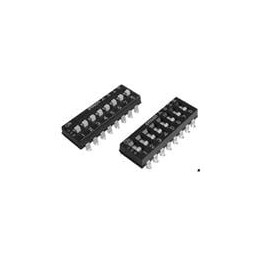 1 pcs : A6SN-4104-P - DIP Switches/SIP Switches DIP KNIFEEDGE HI PSI 4POL LONG LVR