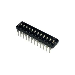 1 pcs : 210-12MS - DIP Switches/SIP Switches 12 switch sections SPST