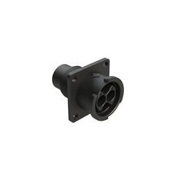 1 pcs : FLS012N2P03 - Standard Circular Connector 4 POS SQUARE FLANGE RECEPT