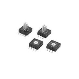 1 pcs : A6RS-162RF-P - DIP Switches/SIP Switches Rotary 16 pos top-act. flat
