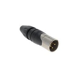 1 pcs : AX3M-AU - XLR Connectors XLR 3 PIN METAL PLUG STRAIGHT CORD