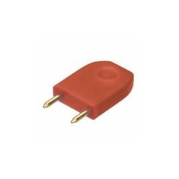 1 pcs : D3087-99 - Circuit Board Hardware - PCB SHORTING LINK PLUG RED INSULATED