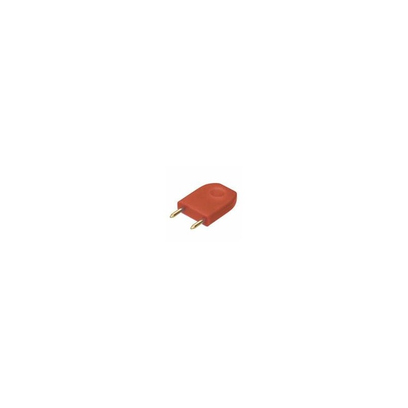 1 pcs : D3087-99 - Circuit Board Hardware - PCB SHORTING LINK PLUG RED INSULATED