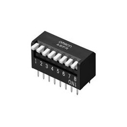 1 pcs : A6FR-4104 - DIP Switches/SIP Switches 4 Pole Long Actuator (white)