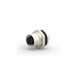 1 pcs : T4141012041-000 - Circular Metric Connectors M12,REAR MOUNT, FEMALE,A CODE,4P