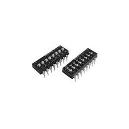 1 pcs : A6TN-4101 - DIP Switches/SIP Switches Slide Type DIP (Wht) 4Pin, Flat Actuator