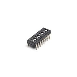 1 pcs : 1825059-6 - DIP Switches/SIP Switches SPST 2POS FLUSH SMT DIP SWITCH