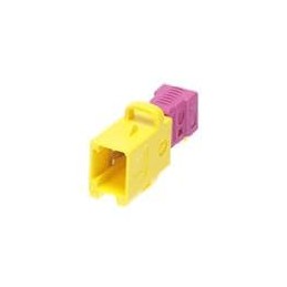 1 pcs : 60303404 - Automotive Connectors 2WF DCS UNSLD HSG CODE A YEL