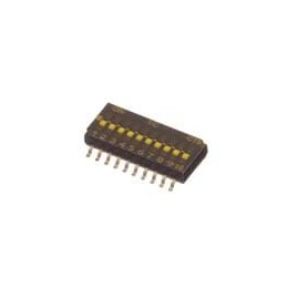 1 pcs : 218-10LPSTF - DIP Switches/SIP Switches SURFACE MOUNT, GOLD, HALF-PITCH DIP SWITCH, 10-POLE, LOW PROFILE ACTUATOR, BOTTO