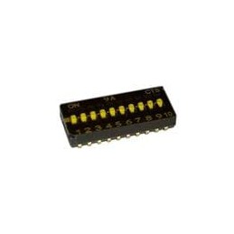 1 pcs : 218-10LPSTJ - DIP Switches/SIP Switches 10 switch sections SPST