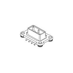 1 pcs : JN4AT04NJ1-R - Standard Circular Connector 4P Panel Mt Recept Angle Thru Hole