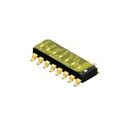 1 pcs : EMR-02-T-V-T/R - DIP Switches/SIP Switches Dip switch End Stackable