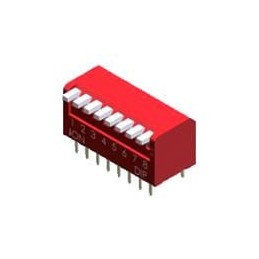 1 pcs : NDP-04V - DIP Switches/SIP Switches Dip switch SPST Standard