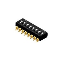 1 pcs : DMR-02-T-V-T/R - DIP Switches/SIP Switches 2 Position, SPST SMD DIP Switch