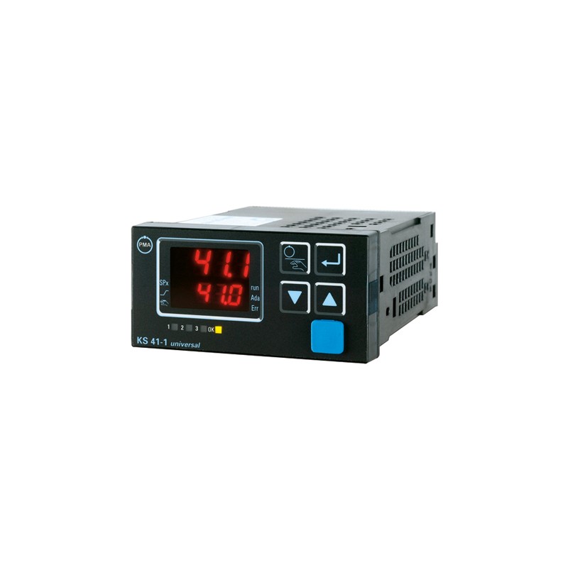 1 pcs - P.M.A KS41 PID Temperature Controller, 48 x 96mm, 3 Output, 90 - 250 V ac Supply Voltage