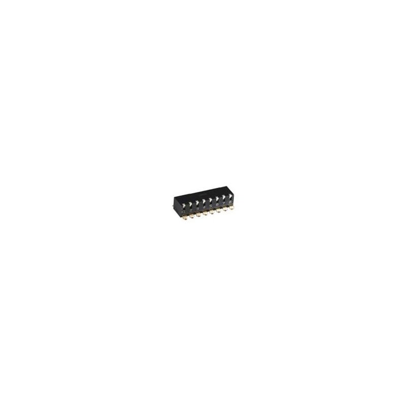 1 pcs : EDS10SNRNTR04Q - DIP Switches/SIP Switches END STACK DIP 10P J RECESS T&R