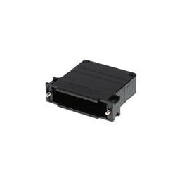 1 pcs : 173111-0028 - D-Sub Backshells 50P PLASTIC HOOD STRAIGHT CBL OUTLET