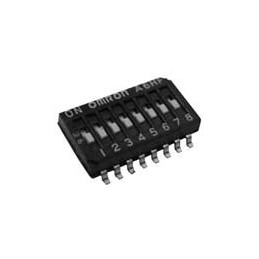 1 pcs : A6HF-2102 - DIP Switches/SIP Switches Dip Switch