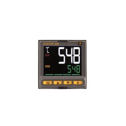 1 pcs - Pyro Controle STATOP 500 Panel Mount PID Temperature Controller, 45mm 1 dedicated Input, 3 Output Relay, 100 -