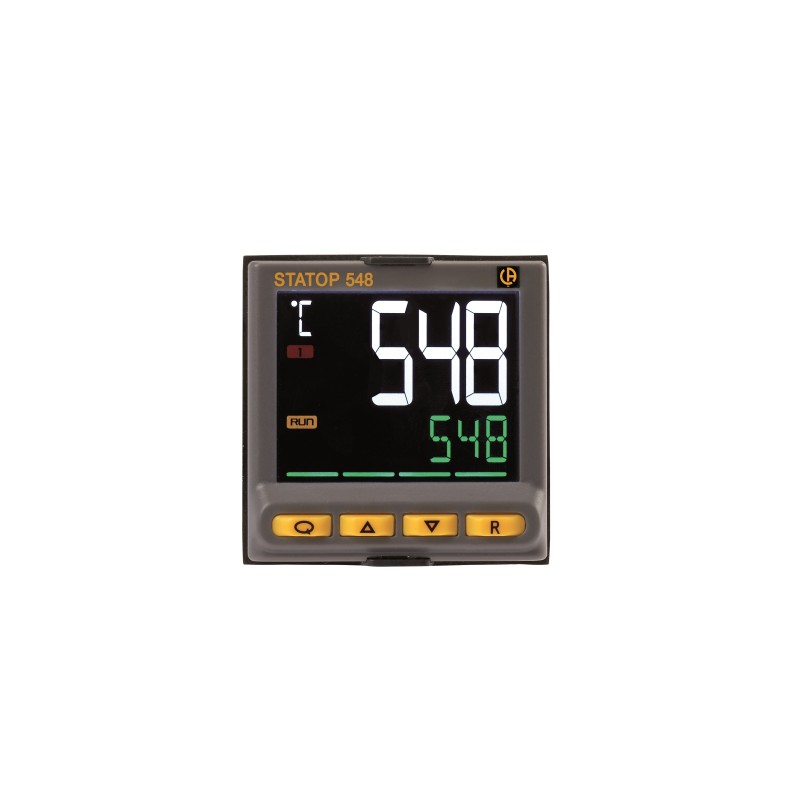 1 pcs - Pyro Controle STATOP 500 Panel Mount PID Temperature Controller, 45mm 1 dedicated Input, 3 Output Relay, 100 -