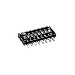 1 pcs : A6H-2102-P - DIP Switches/SIP Switches Dip Switch