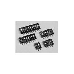 1 pcs : IKH0203000 - DIP Switches/SIP Switches 2POS SPST 0.1A 24VDC 1/2 Pitch DIP Switch