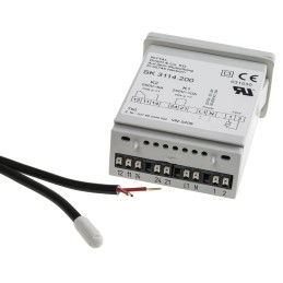 1 pcs - Rittal SK Changeover Enclosure Thermostat, 24 V dc, 230 V ac, +5 - +55 °C