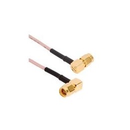1 pcs : 135104-01-M0.50 - RF Cable Assemblies SMA R/A Plug/SMA R/A Plug CBL 0.50MET