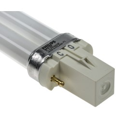 1 pcs - G23 Twin Tube Shape CFL Bulb, 9 W, 4000K, Cool White Colour Tone