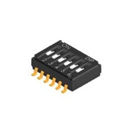 1 pcs : DHA-02TQR - DIP Switches/SIP Switches Half Pitch Dip switch 2.2mm height